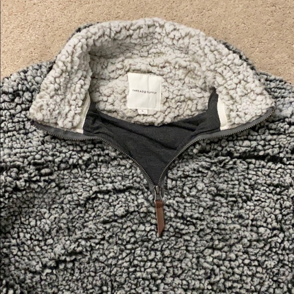 Sherpa Pullover Sweatshirt - Picture 2 of 2